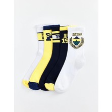 Lc Waikiki Yeni Sezon Fenerbahçe Erkek Çocuk Soket Çorap 5'li