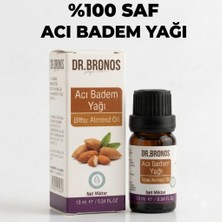 Dr. Bronos Hmd Bitkisel %100 Saf Acı Badem Yağı 20 ml - Soğuk Sıkım Doğal Gıda Aroması Ve Cilt Yağı