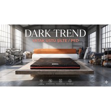 Zish Home Dark Plus Topper, Yatak Pedi, Şilte, Misafir Yatağı, Yer Yatağı, Yer Minderi | 24 DNS Sünger | Dark Trend Kumaş | Fermuarlı Yıkanabilir Kılıf | Zishhome | Karavan, Tiny House, Bungalov