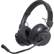 Audio-Technica BPHS2C Broadcast Stereo Kulaklık, Kardiyot Kondansatörlü Bom Mikrofonlu
