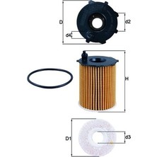 Mahle Mixdepo Yağ Filtresi PANDA-PUNTO-500 0.9 12 - Alfa Mito 0.9 11 -
