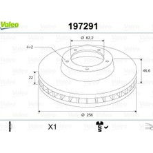 Valeo Mixdepo Ön Fren Diski Ha Kanalli Hyundai Accent Era 1.5l D4FA Crdi 06- 1.4l G4EE 06-10 1.6l G4ED 06-10 / I20 1.2l 1.4l Crdi Dizel 08- 1.1l Crdi 12- / Kia Rio 1.4l 1.6l Benzinli 05- 1.5l D4FA Crdi
