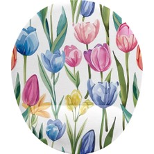 İyi Fikirler Lale Desenli Bilek Destekli Mouse Pad