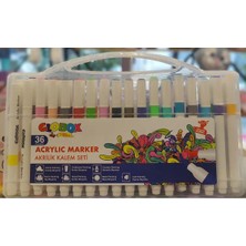Ada Çanta Kırtasiye 36 Lı Akrilik Marker Kalem Seti 36 Renk GL544451