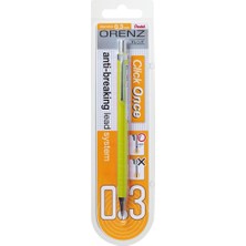 Pentel Orenz Uç Korumalı Çizim Yazı Için Mekanik Kurşun Kalem, 0.3 Mm, Sarı
