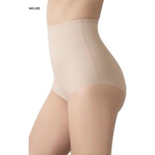 Wo&gi WG-205 Ten Rengi Yüksek Bel Lazer Kesim Slip Külot Korse