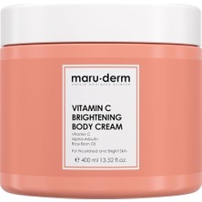 Maru.derm Maru. C Vitamini Aydınlatıcı Vücut Kremi 400 ml