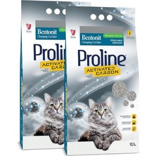 Proline Aktif Karbonlu Topaklanan Kumu 10 Lt x 2 Adet