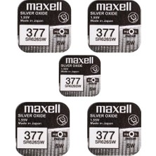 Maxell Brunswick 377 SR626SW Düğme Pil 1,55 V