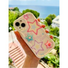 Go Aksesuar Iphone 14 15 ile Uyumlu Kamera Korumalı 3D Tasarımlı Silikon Kılıf