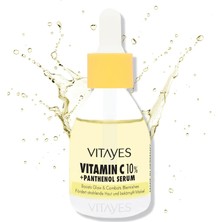 Vitayes Vıtayes C Vitamini%10 Panthenol Cilt Tonu Eşitleyici Leke Karşıtı Aydınlatıcı Nemlendirici Serum, 30