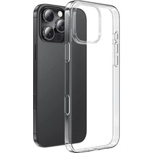 Zore ile Uyumlu iPhone 16 Kılıf Süper Silikon Kapak Şeffaf