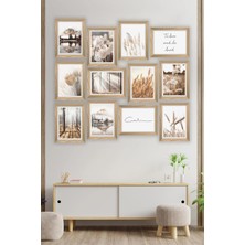Artavessa 12 Çerçeve Görünümlü Mdf Tablo Seti
