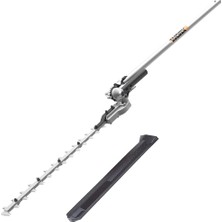 Worx WA0220 WG186E.1 ile Uyumlu 43CM Teleskobik Uzatmalı Açı Ayarlı Çit Budama Başlığı