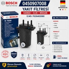 Bosch Orijinal 0450907008 16400AY61A Yakıt Filtresi Renault Nissan Uyumlu