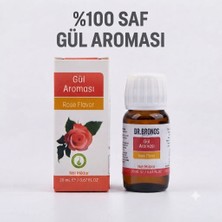 Hmd Bitkisel %100 Saf Gül Aroması 20 ml - Sıvı Gıda Aroması Kokteyl ve Tatlı Sosu Için Cam Şişe