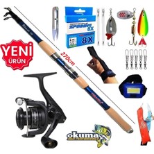 Okuma Revenger RV-4000A 270CM 50-100GR Ultimate Turna Tele Spin Olta Takımı Seti