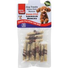 Esca Food Dana Etli Lokmalık Munchy 6 Santimetre 6 Gram 12' Ödül Maması