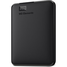 Wd 6tb Elements Portable Hard Drive Windows, USB 3.2 1/usb 3.0 Pc & Mac, Plug Ready - WDBHJS0060BBK-