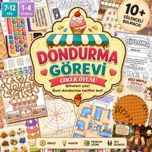 Dedektifia Dondurma Görevi, Eğitici Çocuk Oyunu, Zeka Geliştirici Kutu Oyunu, Problem Çözme , Dikkat Geliştirici Oyun ,eğitici Oyuncak, Zeka Oyunu, 7-12 Yaş Aile Içi Eğlenceli Aktivite Oyunu