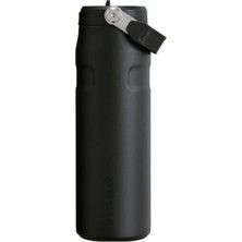Stanley Iceflow Flip Straw Pipetli Paslanmaz Çelik Soğuk Su Termosu 0.70 Lt - Siyah