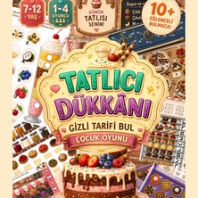 Dedektifia Tatlıcı Dükkanı –gizli Tarifi Bul Çocuk Dedektif Oyunu, Eğitici Çocuk Oyunu, Zeka Geliştirici Kutu Oyunu, Problem Çözme ,eğitici Oyuncak, Zeka Oyunu, 7-12 Yaş Aile Içi Eğlenceli Aktivite Oyunu