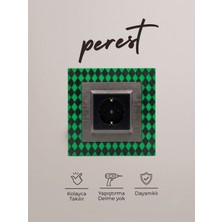 Perest Dama Desen Priz Çerçevesi Dekoratif Aparat - Kolay Montaj