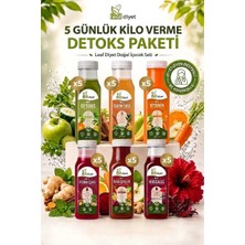 Leaf Diyet Detoks 5 Günlük Kilo Verme ve Ödem Atımına Yardımcı Detoks Suyu Paketi