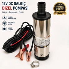 Abnturk 12V Dalgıç Dizel Pompa – Yüksek Performanslı Akaryakıt Aktarma Pompası, Taşınabilir Yakıt Transfer Pompası