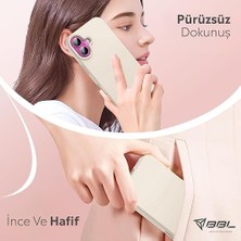 Berry Store iPhone Kılıf Ince Sıvı Silikon 3 Katmanlı Tam Kaplamalı Yumuşak Jel Kauçuk Kılıf Kapak, Krem (Iphone 16 39)