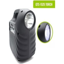Berry Store GTS1525 Rgb Işıklı 4 Inç Taşınabilir Bluetooth Hoparlör Fm Radyo Parti Hoparlörü Acil Durum Feneri