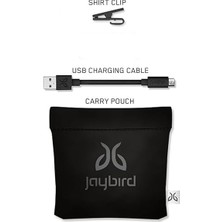 Berry Store Jaybird Çanta + USB To Micro B Şarj Kablosu + Siyah Yaka Klipsi
