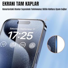 Berry Store Madnova Apple iPhone 13/13 PRO/14/16E Ile Uyumlu Hizalama Aparatlı ve Takılırken Cam Altında Toz Bırakmaz Darbelere Karşı Ekstra Güçlü Ekran Koruyucu Cam