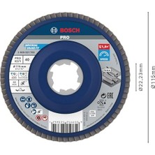 Berry Store Professional Accessories 115 mm X-Lock Yelpaze Taşlama Diski Bfm Fibertragp