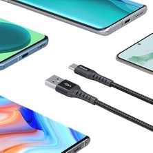 Berry Store CA-2271 Type-C Q.c 4.0 Hızlı Data-Şarj Kablosu 1m - Siyah