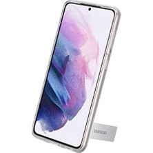 Berry Store Şeffaf Stand Kılıf EF-JG996 Galaxy S21+ 5g Için