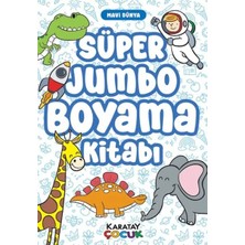 Veloro Süper Jumbo Boyama Kitabı - Mavi Dünya