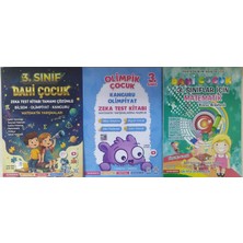 Eser Altın Nokta 3. Sınıf Dahi Çocuk Olimpiyat Zeka Kitabı+ Bilsem Kanguru Zeka Test  Kitabı+3.sınıflar  Için   Matematik Konu     Anlatımlı3 Lü Set