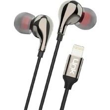 Berry Store E82 Lightning Stereo Kulak Içi Kablolu Kulaklık Siyah