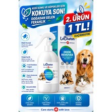 LeChaton Pet Care Kedi Kumu ve Tuvaleti Koku Giderici, Idrar ve Çiş Spreyi, Kokusuz Tuvalet Için, 250 ml