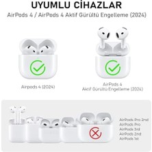 Berry Store Airpods 4.nesil/anc Liquid Silicone Lansman Pembe [airpods 4 ile Uyumlu Kılıf - Pembe]