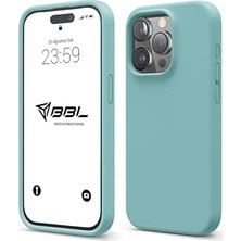 Berry Store iPhone Kılıf Ince Sıvı Silikon 3 Katmanlı Tam Kaplamalı Yumuşak Jel Kauçuk Kılıf Kapak, Turkuaz (Iphone 13 Pro Max (12)
