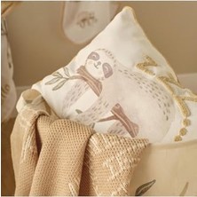 Berry Store Sloth Hayvan Baskılı%70 Pamuk%30 Polyester Oyuncak Sepeti, Çok Renkli, 36X40 cm