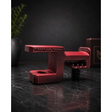 Berry Store Siyah-Kırmızı Asılabilir Kulaklık Standı - Bloodblade Edition - Masa Kenarı Kulaklık Standı