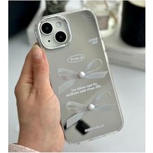 Berry Store Iphone 13-14 - 15 ile Uyumlu Aynalı Fiyonk Model Silikon Kılıf