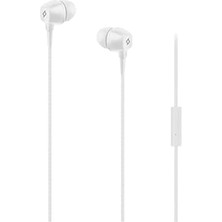 Berry Store Pop Mikrofonlu Kulakiçi Kulaklık 3.5mm - Beyaz (2KMM13B)