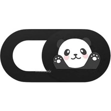 Berry Store Kamera Kapatıcı Laptop Tablet Telefon Uyumlu Panda Desenli Gizlilik Aparatı Ultra Ince Sürgülü Webcam Cover 3 Lü Set 3m Yapışkanlı Çok Renkli