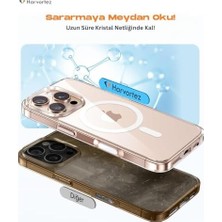 Berry Store , iPhone 16 Pro Max, Magsafe ile Uyumlu Güçlü Manyetik Kılıf, Sararmaz Sert Pc Çevre Dostu Kapak, Ahize/hoparlör Filtreli, Gerçek Buton Hissi, Kamera Yükseltili, Ince Kapak, Case (Şeffaf)