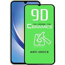 Berry Store Galaxy A34 ile Uyumlu Tam Kaplayan Seramik Nano Esnek Ekran Koruyucu Cam
