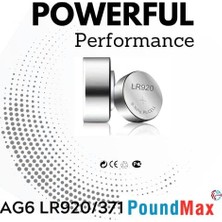 Berry Store Poundmax 10 Adet Ag6 (370,371,LR921,LR69,SR920W) 1.5V Alkalin Düğme Pil